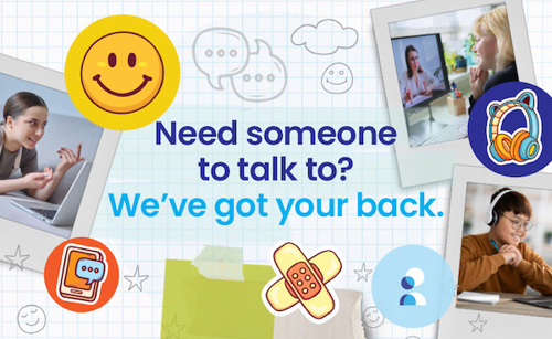 Need Someone to talk to? We've got your back